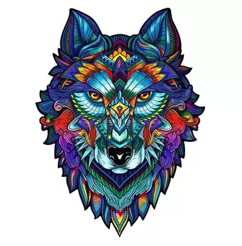 Пазл Величественный волк 100 деталей Унидрагон UNIDRAGON