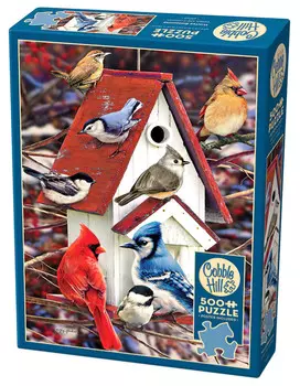 Пазл Зимний скворечник, 500 шт. Cobble Hill