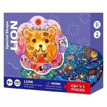 Пазлы Xavier Special Shape Лев