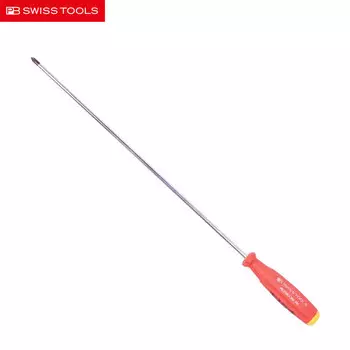 PB SWISSTOOLS противоскользящая крестовая отвертка PH1300, двухкомпонентная отвертка, диаметр 5 мм, PB 8190.1-300