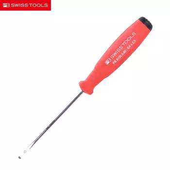 PB SWISSTOOLS Швейцарская двухкомпонентная шлицевая отвертка 2,580 мм, отвертка, ручной инструмент PB 8100.0-80