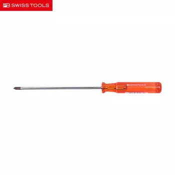 PB SWISSTOOLS Швейцарская классическая крестовая отвертка PH1 130 мм, прозрачная отвертка с жесткой ручкой PB 190,1-130