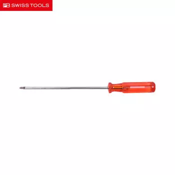 PB SWISSTOOLS Швейцарская классическая крестовая отвертка PH2 150 мм, прозрачная отвертка с жесткой ручкой PB 190,2-150/6