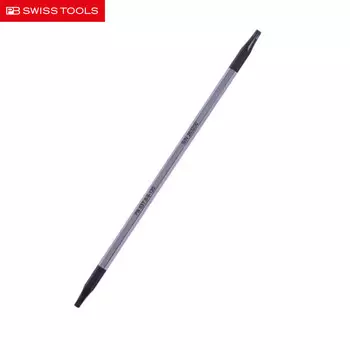 PB SWISSTOOLS Швейцарская сменная прецизионная отвертка со стержнем T8*T9*120 мм, двойная отвертка PB 53T.8-9-120