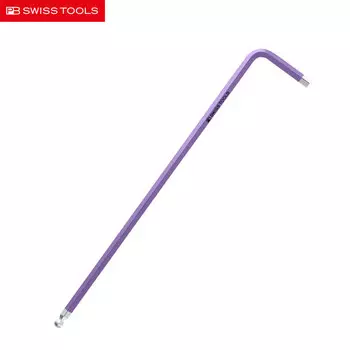 PB SWISSTOOLS Швейцарский цветной дюймовый шестигранный ключ со сферической головкой 3/32, удлиненный шестигранный ключ светло-фиолетового цвета PB 212Z.L 3/32 LI