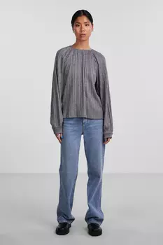 Pcdallah Новый топ Ls PIECES, серый