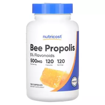 Пчелиный прополис Nutricost 500 мг, 120 капсул