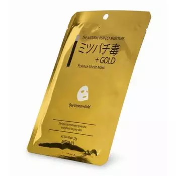 Пчелиный яд + золотая маска для лица Mitomo, 25 гр