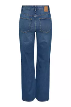 Pcpeggy Hw Широкие брюки Mb Noos Bc PIECES, синий