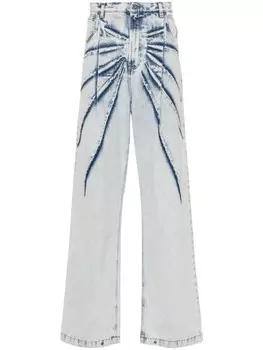 PDF джинсы свободного кроя средней посадки, синий