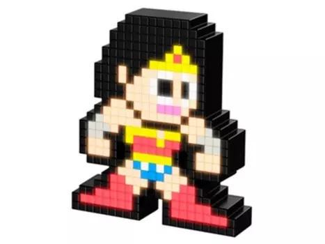 Pdp Pixel Pals Dc Comics Коллекционная фигурка Чудо-женщины с подсветкой, красный/белый/желтый/синий, 8,8 х 11,2 х 15,9 см Inna marka