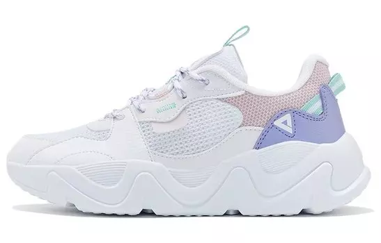 PEAK Chaoqi Lifestyle Shoes Women's Low-top Large White Rose Powder