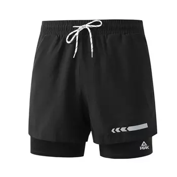 PEAK Повседневные шорты унисекс черные