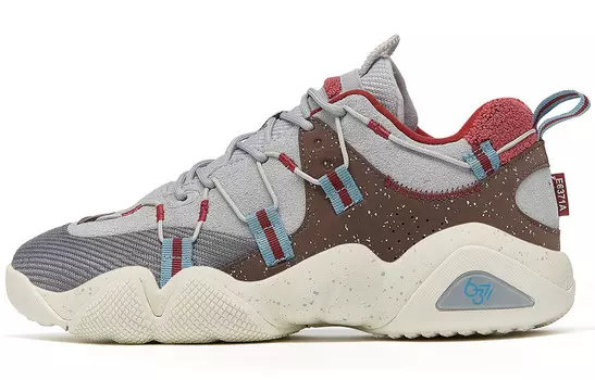 PEAK State Pole 6371 Sound Wave Lifestyle Shoes Men Low-top White/Gray