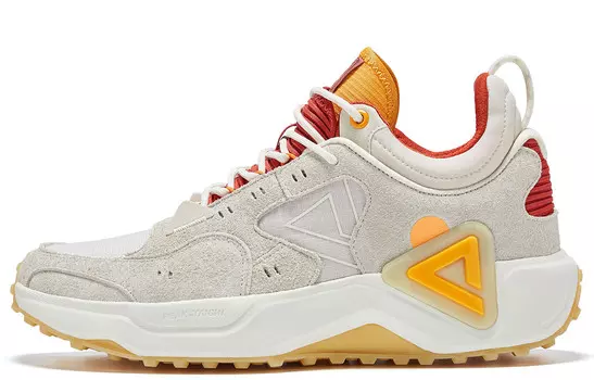 PEAK State Pole Lifestyle Shoes Men Low-top Ivory Yellow