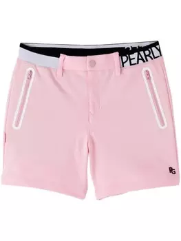 PEARLY GATES шорты с логотипом, розовый