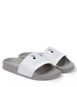 Печатные резиновые слайды Stella Mccartney, серый