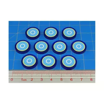 Печатные жетоны фракций времен Второй мировой войны премиум-класса — медальон ВВС Новой Зеландии, Token Sets - WWII Factions & Flags