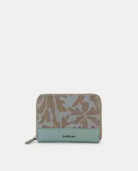 Печатный кошелек Jo & Mr. Joe, синий