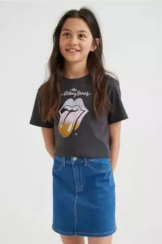 Комплект из 2 предметов с принтом H&M The Rolling Stones, темно-серый