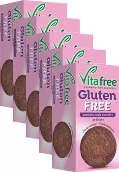 Печенье Безглютеновое печенье с какао 850г из Греции Vitafree