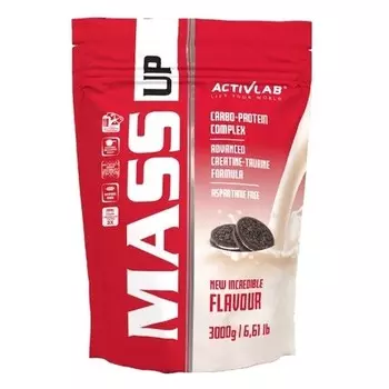 Печенье Mass Up 3 кг - Высококалорийный гейнер для набора массы Activlab