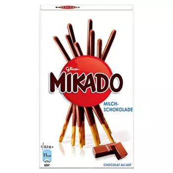 Печенье Микадо, покрытое молочным шоколадом 24 х 75г Mikado