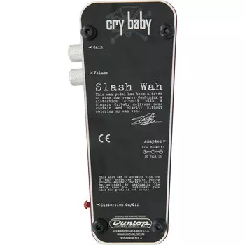 Педаль вау Dunlop SW95 Slash Cry Baby