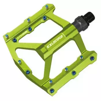 Педали Exustar PB557, зеленый