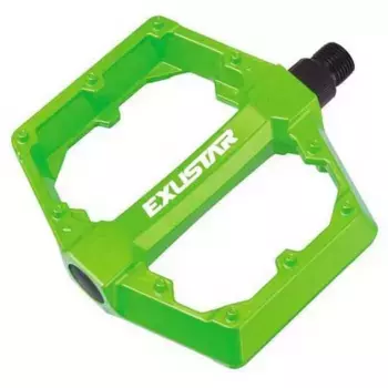 Педали Exustar PB70, зеленый