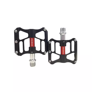 Педали Gineyea K-3462, 9782 mm Bicycle, черный/красный