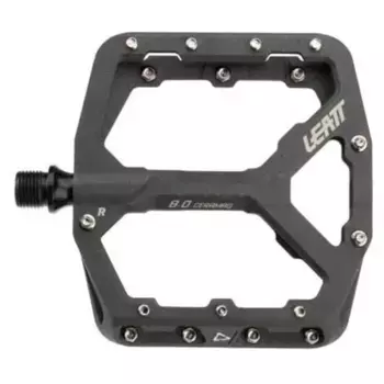 Педали Leatt CeraMAG All Mountain 8.0 Ti Flat 114x100 mm, серебряный