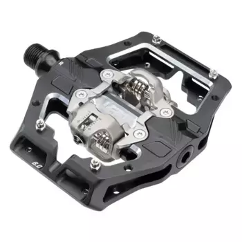 Педали Leatt Gravity 6.0 Clip-in 110x88mm, серебряный