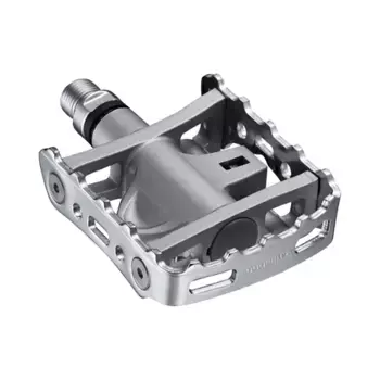 Педали Shimano M324 SPD/Platform, серебряный