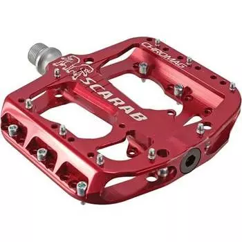 Педали Скарабея Chromag, красный