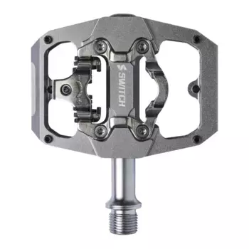 Педали Switch Crank Flip, серебряный