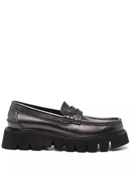 Pedro Garcia лоферы Sebas, черный