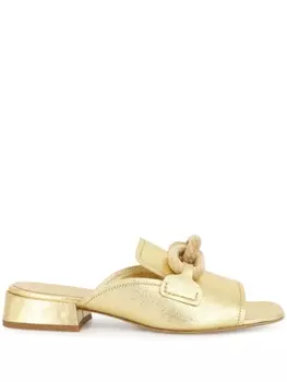 Pedro Garcia мюли Enna Lame, золотистый