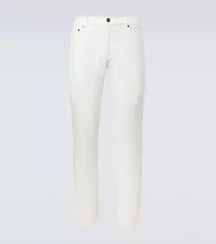 Pegaso прямые джинсы с низкой посадкой Etro, Optical White