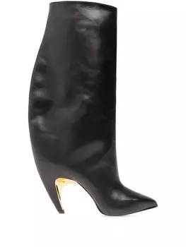 Pegasus 90мм кожаные Сапоги Alexander McQueen