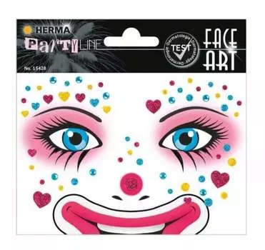 Pegatinas Annie Clowns Фольга Для Лица, Мигающая Inna marka