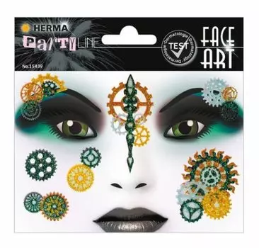 Pegatinas Face Art Стимпанк Мари Глянцевая Фольга Inna marka