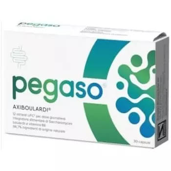 Pegato Axiboulardi Saccharomyces Boulardii и витамин B6 пищевая добавка 30 капсул Pegaso
