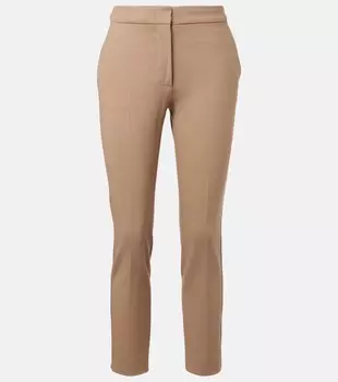 Пегно укороченные джерси брюки Max Mara, Noce