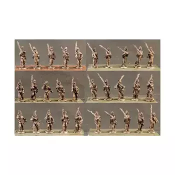 Пехота — марш с легким снаряжением и рулоном одеял, Blue and the Gray Miniatures - Union (15mm)