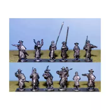 Пехотное командование в шинелях, Blue and the Gray Miniatures - Assorted (15mm)