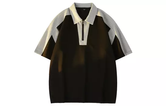 Peimon Рубашка-поло унисекс Permon/PEIMENG, Черный