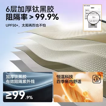 Pelliot Hiker навес для уличной палатки «два в одном» для кемпинга, титановый, черный, резиновый, солнцезащитный, автоматический, быстро открывающийся, 16402703, мятный