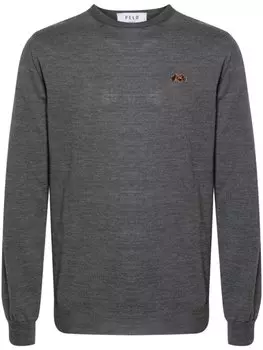 PELO FOUNDATION джемпер Dachshund, серый