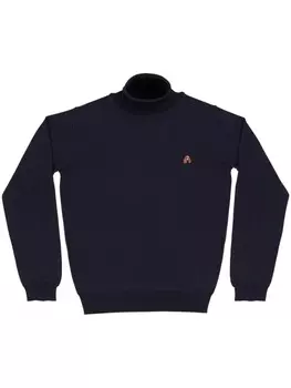 PELO FOUNDATION джемпер с аппликацией в виде собаки, синий